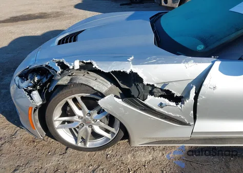 2019 Chevrolet Corvette Stingray из США, поврежденный, VIN 1G1YB2D72K5115892